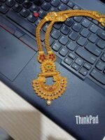 Elegant Gold-Plated Crystal Pendant Necklace for Women - Image 4