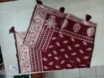 Exclusive Katan Silk Saree (Maroon) - Image 5