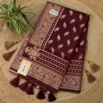 Exclusive Katan Silk Saree (Maroon)