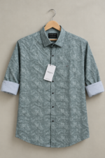 Slim Fit Opaque Printed Pure Cotton Casual Shirt - Image 3
